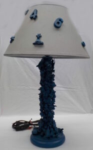 Lampe de chevet bleu